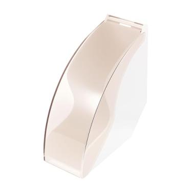 Imagem de Suporte de filtro de café, suporte de papel de filtro de café V60 sólido à prova de poeira, organizador de armazenamento versátil, elegante, suporte de filtro de café para bancada (branco)