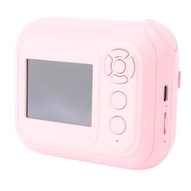 Imagem de Akozon Câmera Digital de Impressão Instantânea 48MP HD 1080p Com Zoom 6x, Mp3 e Jogos Embutidos, Impressora Fotográfica Portátil para Adolescentes Infantis, Aniversário de Aniversário (Rosa)