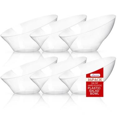 Imagem de Taças de servir Liacere 1600 ml de plástico transparente 16 unidades d