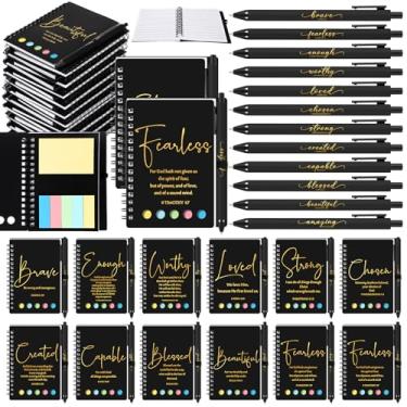 Imagem de Kosiz 36 conjuntos de presentes de dia dos avós, diário de oração cristão em massa, cadernos de escrituras inspiradoras com caneta esferográfica da Bíblia para mulheres e homens, pastores da igreja e