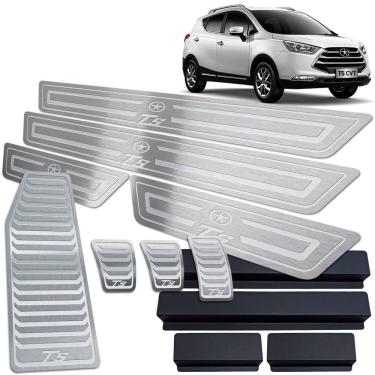 Imagem de Descanso Soleira Pedaleira Manual Prata Jac T5 2016 2019