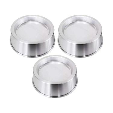 Imagem de Kit 3 Formas Ballerine Alumínio Bolo Piscina Vulcão 20cm - Continental