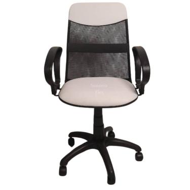 Imagem de Cadeira Diretor Tela Giratória Faixa E Braço Fixo Corano