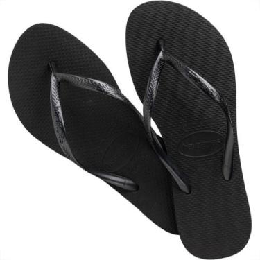 Imagem de Chinelo Havaianas Slim 35/36 Preto