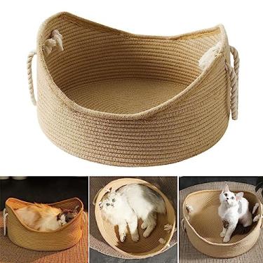 Imagem de Acouto : Cesto de Cama Feito para Arranhador de Papelão Ondulado Casa para Arranhar Confortável Casa para Animais de Estimação Cesta de Cama para Arranhar Suprimentos para Animais de