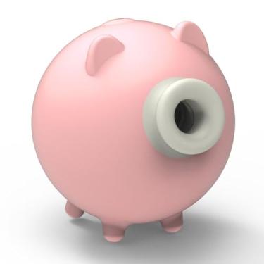 Imagem de Porquinho Vibrador de Clitóris Recarregável Estimulador Feminino com Sucção e Vibração Piggy