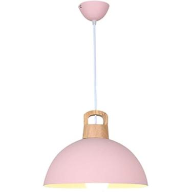 Imagem de Lustre para sala de jantar - Luminárias pendentes de LED estilo industrial - Lustres de abajur Lustre de cabeça única para sala de jantar, decoração moderna