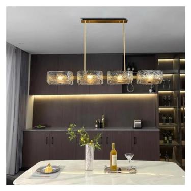 Imagem de Modern Dine Sala de Jantar Luzes Pendentes Iluminação Interna Luminária de Teto Luz Pendurada Lustre LED Iluminação Decorativa Interior, Lustres Led, Branco Frio-100cm