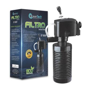 Imagem de Filtro Interno Ocean Tech OT800F 300 Lh com Bomba para Aquário até 75 