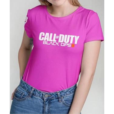 Imagem de Camiseta Camisa de Algodão Adulto Masculina Feminina  Gamer Jogo Call 