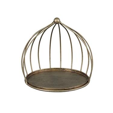 Imagem de Suporte de bolo estilo fazenda de sobremesa, bandeja de servir vintage chinês, torre de sobremesa, suporte de cupcake de ferro, suporte de exibição para reuniões de família, frutas ()