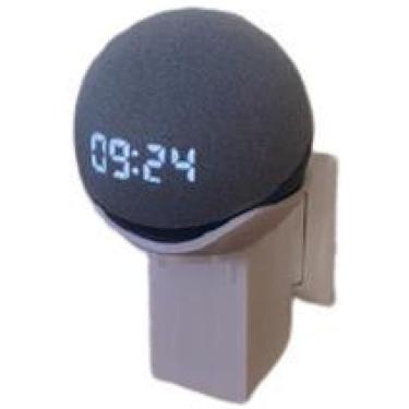 Imagem de Suporte Base De Parede Tomada Alexia Amazon Echo Dot 4 Smart