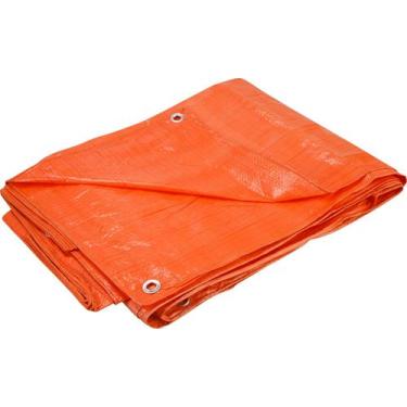 Imagem de Lona de Polietileno Laranja 3m x 2m 100 Micras Vonder Leve