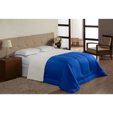 Imagem de Coberdrom Casal Queem - Linda Casa, Azul