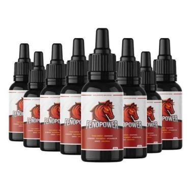 Imagem de 8 Frascos Vitamina B6, Arginina, Zinco, Vigor Masculino 30 ml - FenoGo