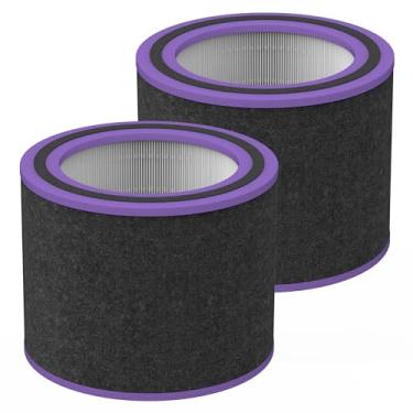Imagem de Filtro de substituição FLT151 V Pet Pure HEPA compatível com purificadores de ar Airsafe AC3000W, AC3000B, AC3050, AP3151W, AC151 Airsafe, 2 H13 HEPA + 4 pré-filtros de carbono, FLT151PT para Pet Pure