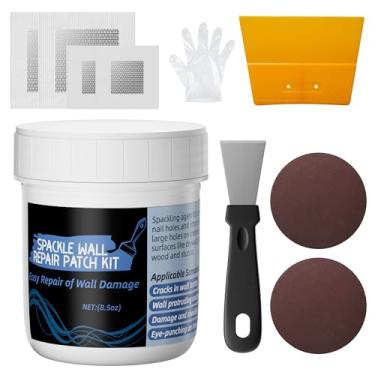 Imagem de Kit de reparo de drywall com patch de furo e cordão de parede, 1 pacote