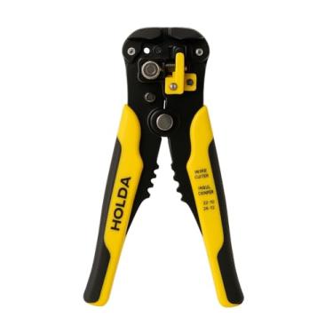 Imagem de Alicate Decapador de Fio Automático Profissional 8" (200mm) | Desencapador e Cortador de Cabos Elétricos para Eletricista e Reparos