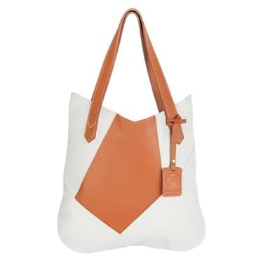 Imagem de Bolsa de Ombro Couro Legítimo Modelo Maria Elegante Premium (Branco)