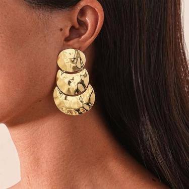 Imagem de Brincos de declaração Boho com detalhes turquesa para mulheres joias