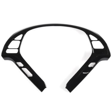 Imagem de Volante de carro multifuncional Cruise Voice Volume decoração capa ABS interruptor botão capa acabamento interno moldura compatível com Infiniti G37 G25 2010-2013 acessórios interiores de carro (preto