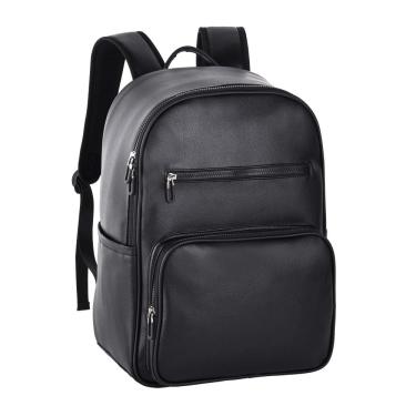Imagem de Mochila Executiva 19 pol AS24719 Clio PVC Compartimento para Notebook Bolso Antifurto