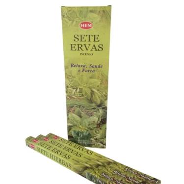 Imagem de Incenso Indiano Hem Sete 7 Ervas - Proteção 3 Caixinhas