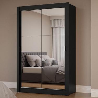 Imagem de Guarda-Roupa Solteiro 2 Portas Correr Com Espelhos