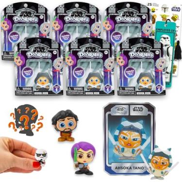 Imagem de Star Wars Doorables Blind Bags Set - Bundle with 6 Disney Doorables Mini Figures for Kids, Adults, Plus More | Star Wars Mystery Figures Series 1