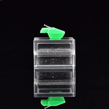 Imagem de Uma nova agulha Stylus de substituição em caixa para AT12 ATS12E ATS11E 200-DE ATS10 ATS11 AT90E AT12E AT11E PRO11E 12 agulhas de toca-discos de diamante elíptico