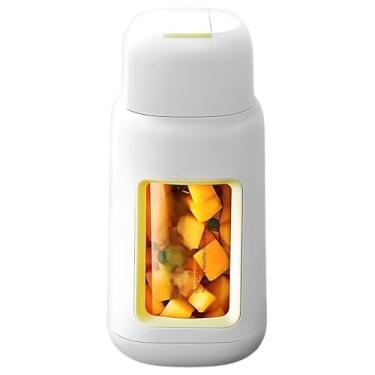 Imagem de Espremedor de frutas de vidro com carregamento USB, liquidificador de smoothie portátil de 1000 ml, copo com agitação automática para viagens, escritório e cozinha