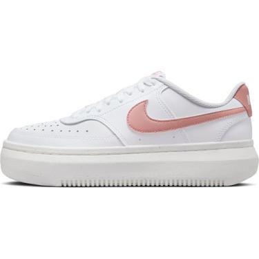 Imagem de NIKE Court Vision Alta Damenschuh Tênis feminino, Vela Stardust branca vermelha, 8.5 UK