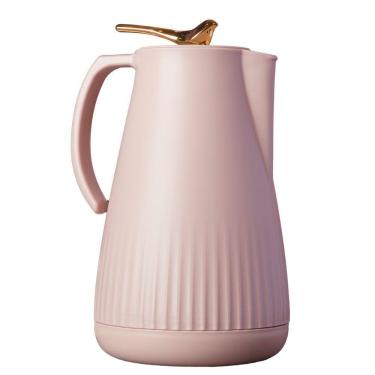 Imagem de Garrafa Térmica De Plástico Com Tampa Pássaro Dourado Ouro New Bird Nude 1l Wolff