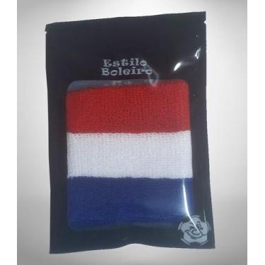 Imagem de Munhequeira 8 cm Esportiva 1 Unidade Atoalhada Absorvente França - Est