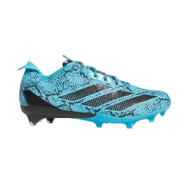 Imagem de adidas Tênis masculino Adizero Electric, Ciano brilhante/preto/ciano brilhante, 48