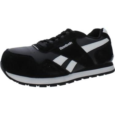 Imagem de Reebok Tênis feminino Harman Safety Toe clássico para trabalho, Preto/branco, 12 Wide