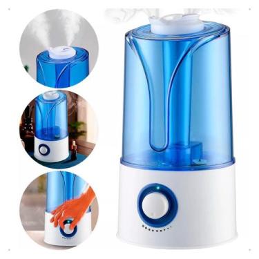 Imagem de Umidificador De Ar Bivolt Com Led 7 Cores Ultrassônico Para Saúde E Pu