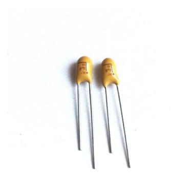 Imagem de 50 peças 6,8uF 16V capacitor de tântalo 16V6.8uF 685 DIP Radial OROAOBOMT