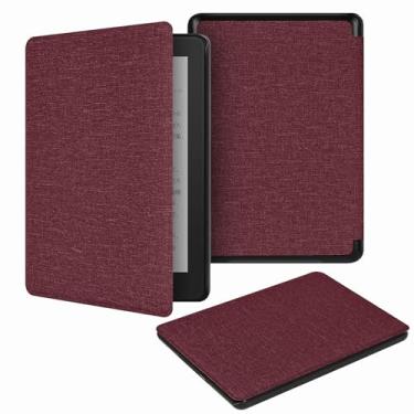 Imagem de Yzlvigrous Caixa de Textura de Pano para Kindle Paperwhite 7/6/5ª Geração 2015/2013/2012, Tampa de 6 Polegadas com Sono/despertar Automático, Modelo: DP75SDI/EY21