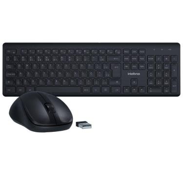 Imagem de Teclado E Mouse Intelbras Csi50 - Sem Fio Preto