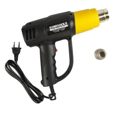 Imagem de Soprador Térmico Profissional, 2000W, 127V, Bico Removível, Material ABS/Nylon/Ferro, 650°C Temperatura Máxima, 700g, 25.5x8.5x20cm