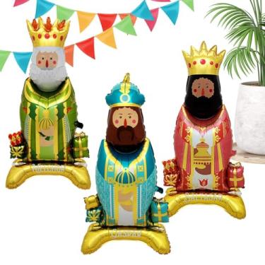 Imagem de Decoração Com Balões De Festa | 3 Peças Com Formato De Coroa Balões Grandes Para Pé Suprimentos Para Aniversário | Decoração Festivos - Para Eventos Corporativos De Natal Reuniões Familiare