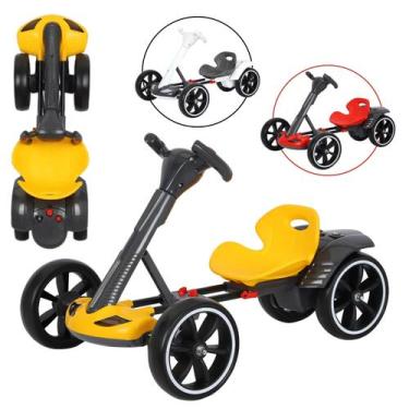 Imagem de Carrinho Infantil Elétrico 6V Rolimã Passeio Som e Luz com Controle Re