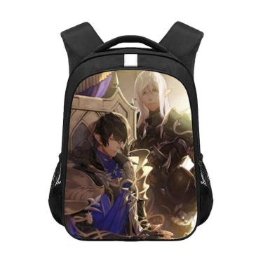 Imagem de Mochila escolar Finals Fantasy Kids em poliéster 3D