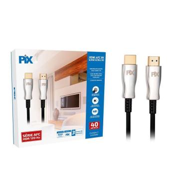 Imagem de Cabo Hdmi 2.1 8K 4K 120Hz Hdr 32Awg 40M Fibra Otica Ativa