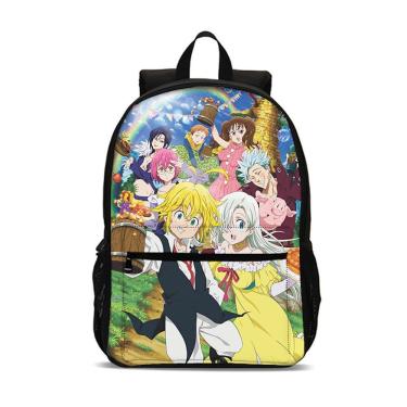 Imagem de Mochila Seven Deadly Sins Meliodas Cartoon Kids School