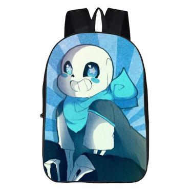 Imagem de Mochila Undertales Sans Kids School 29x16x42cm Poliéster