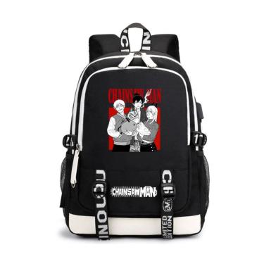 Imagem de Mochila Cartoon Kids School Chainsaws Mans Pochitas Denjis