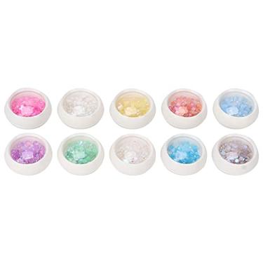 Imagem de CUOFYUNL Flatback Tamanhos Mistos Pérolas Artificiais Acessório Redondo Redondo Metade Pérolas Falsas Contas Jóias Artesanais para Unhas