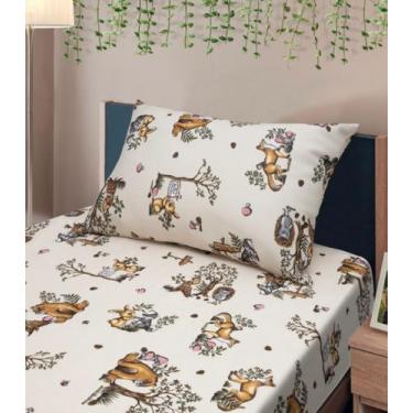 Imagem de Jogo De Cama Solteiro Kids Doce Vida Bege, UN, Bege